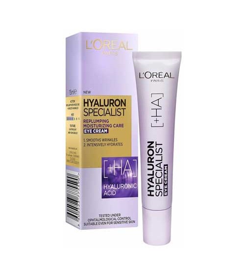 Loreal Paris Hyaluron Expert Replumping Moisturizing Care Eye Cream 15ml